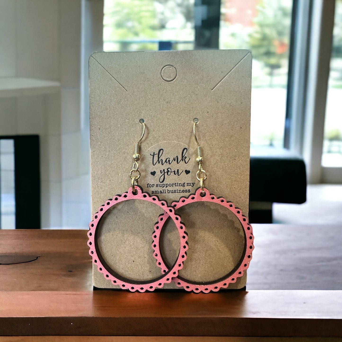 Dainty Eyelet Earrings