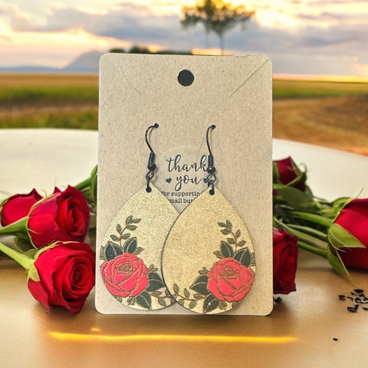 Rose Princess Inspired Earrings