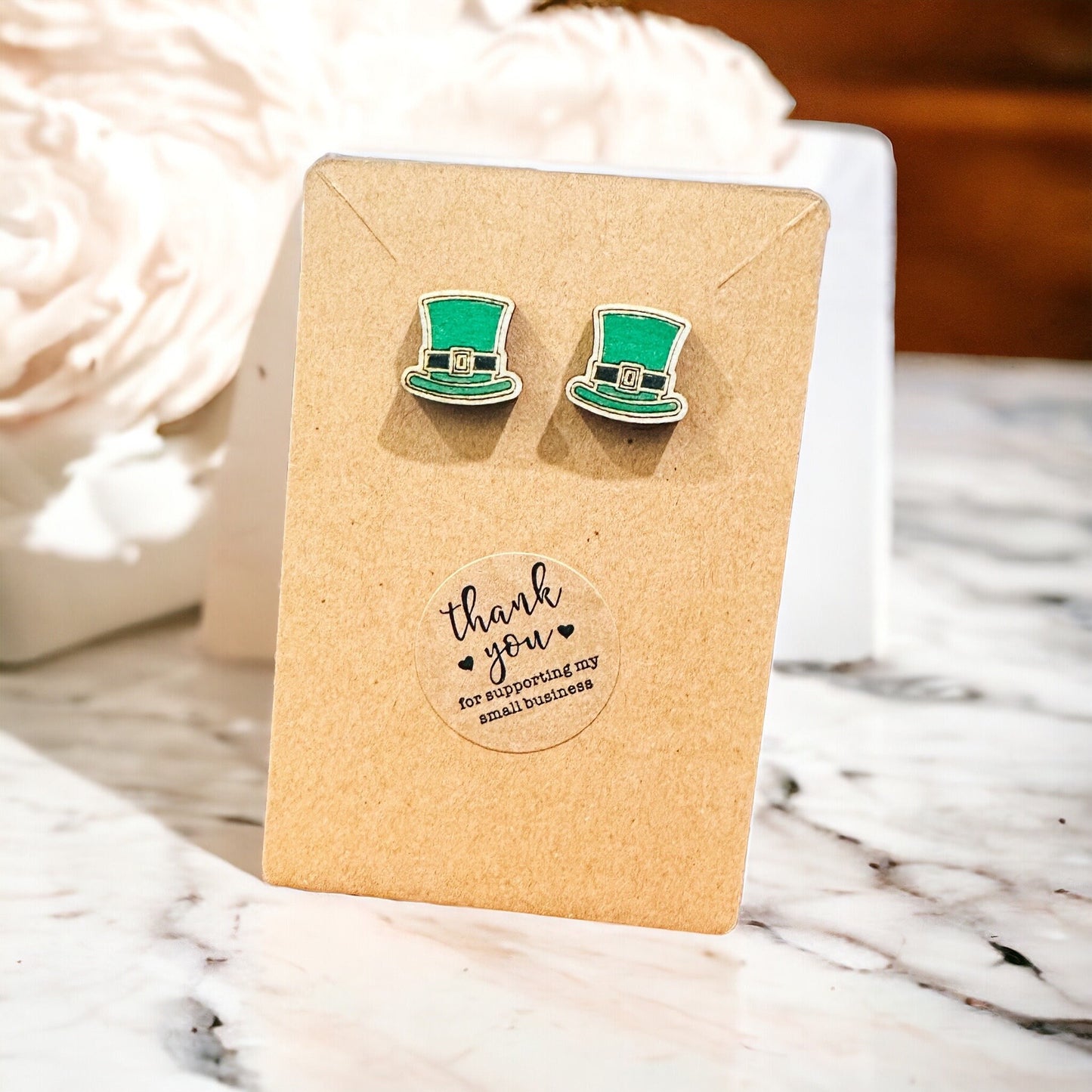 Leprechaun Hat Earrings