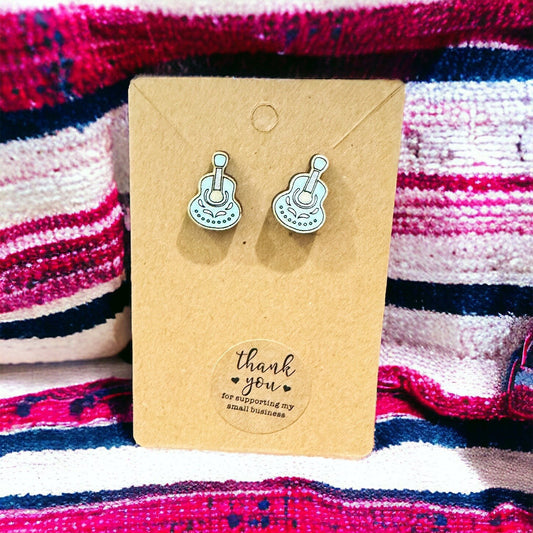 Mariachi Guitar Earrings