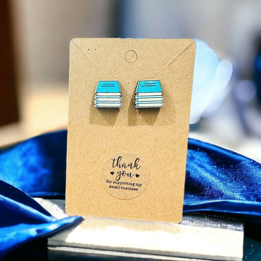 Book Stack Earrings