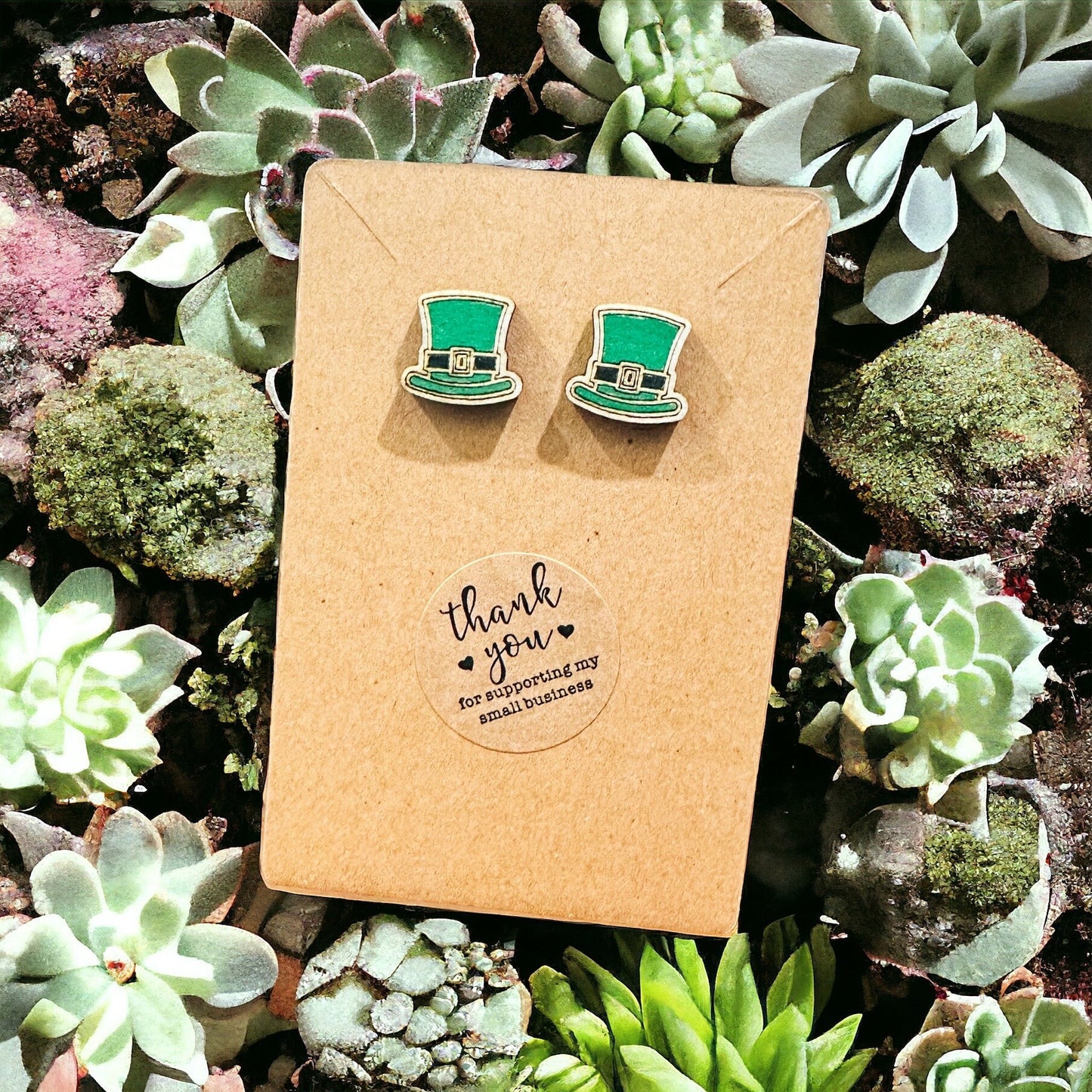 Leprechaun Hat Earrings
