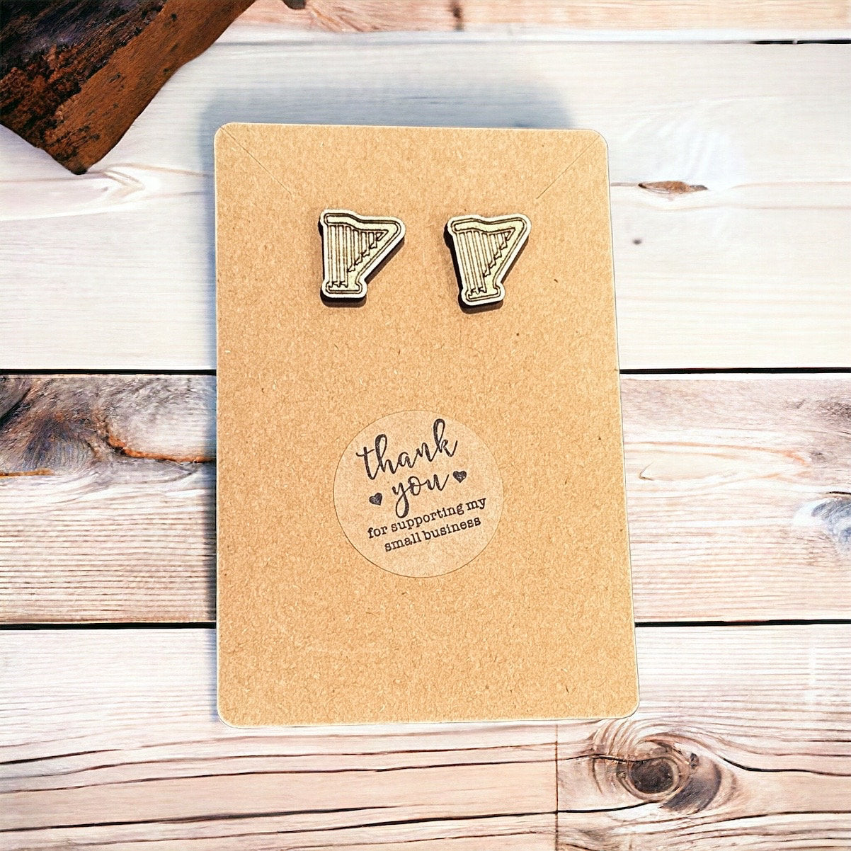 Irish Harp Earrings