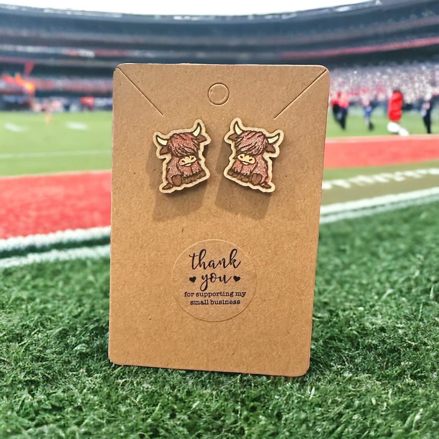 Highland Cow Earrings