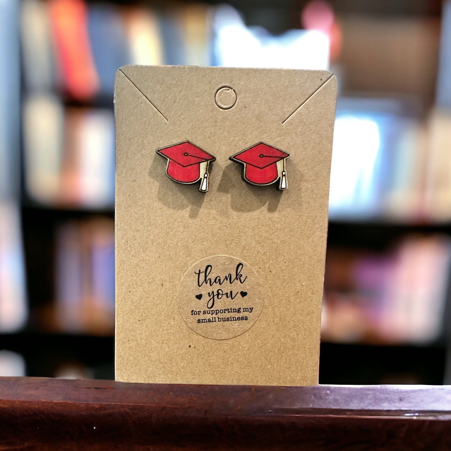 Graduation Hat Earrings