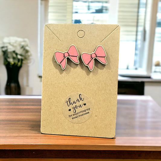 Bow Stud/Post Earrings | Girly | Ballerina