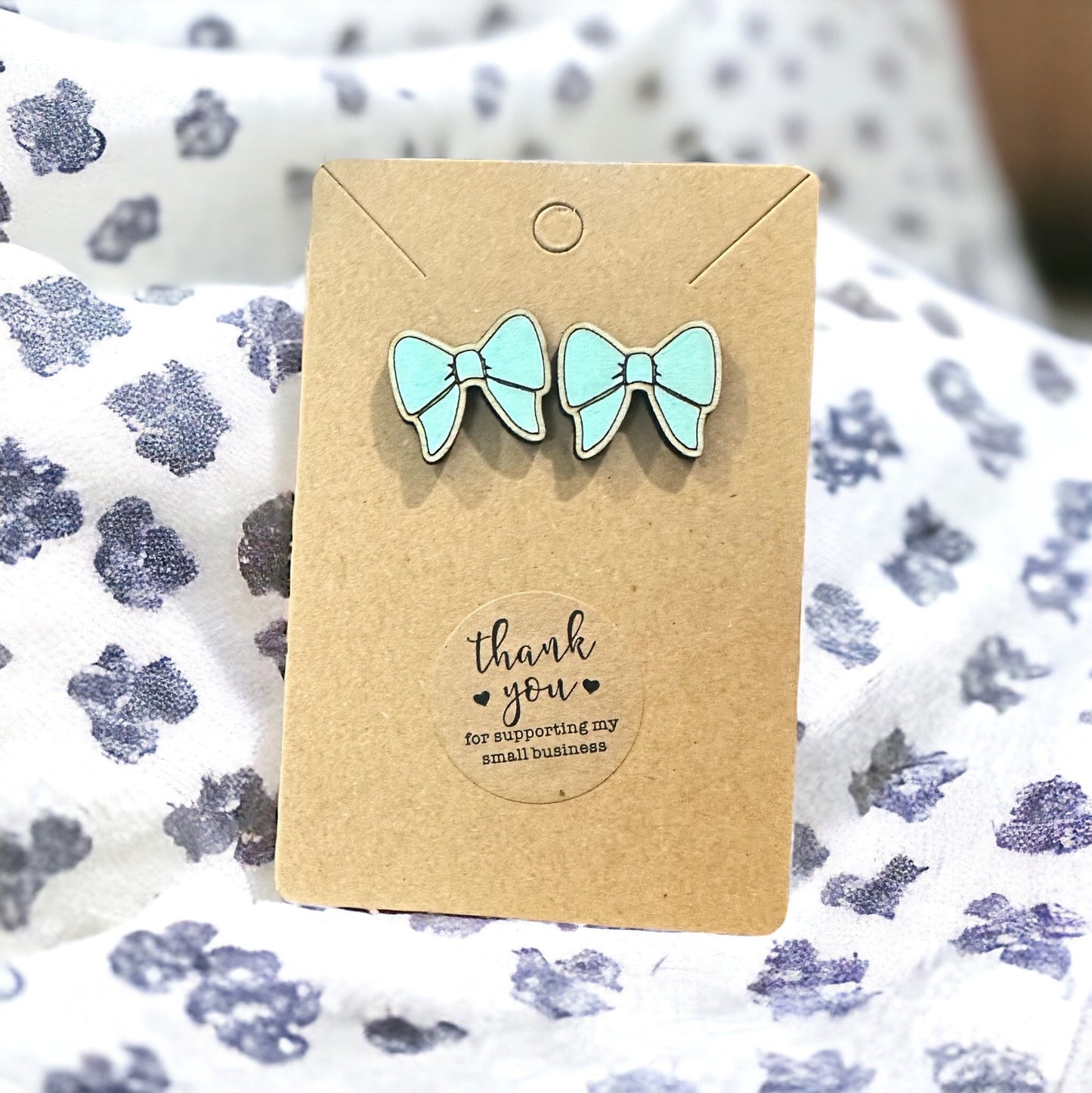Bow Stud/Post Earrings | Girly | Ballerina