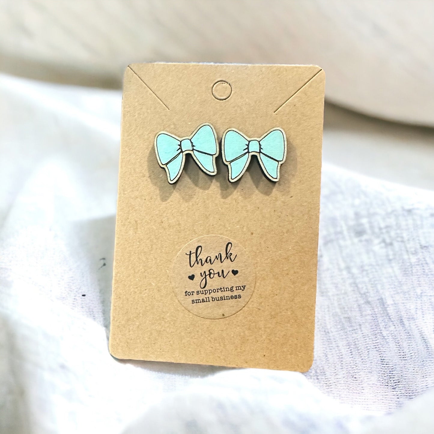 Bow Stud/Post Earrings | Girly | Ballerina