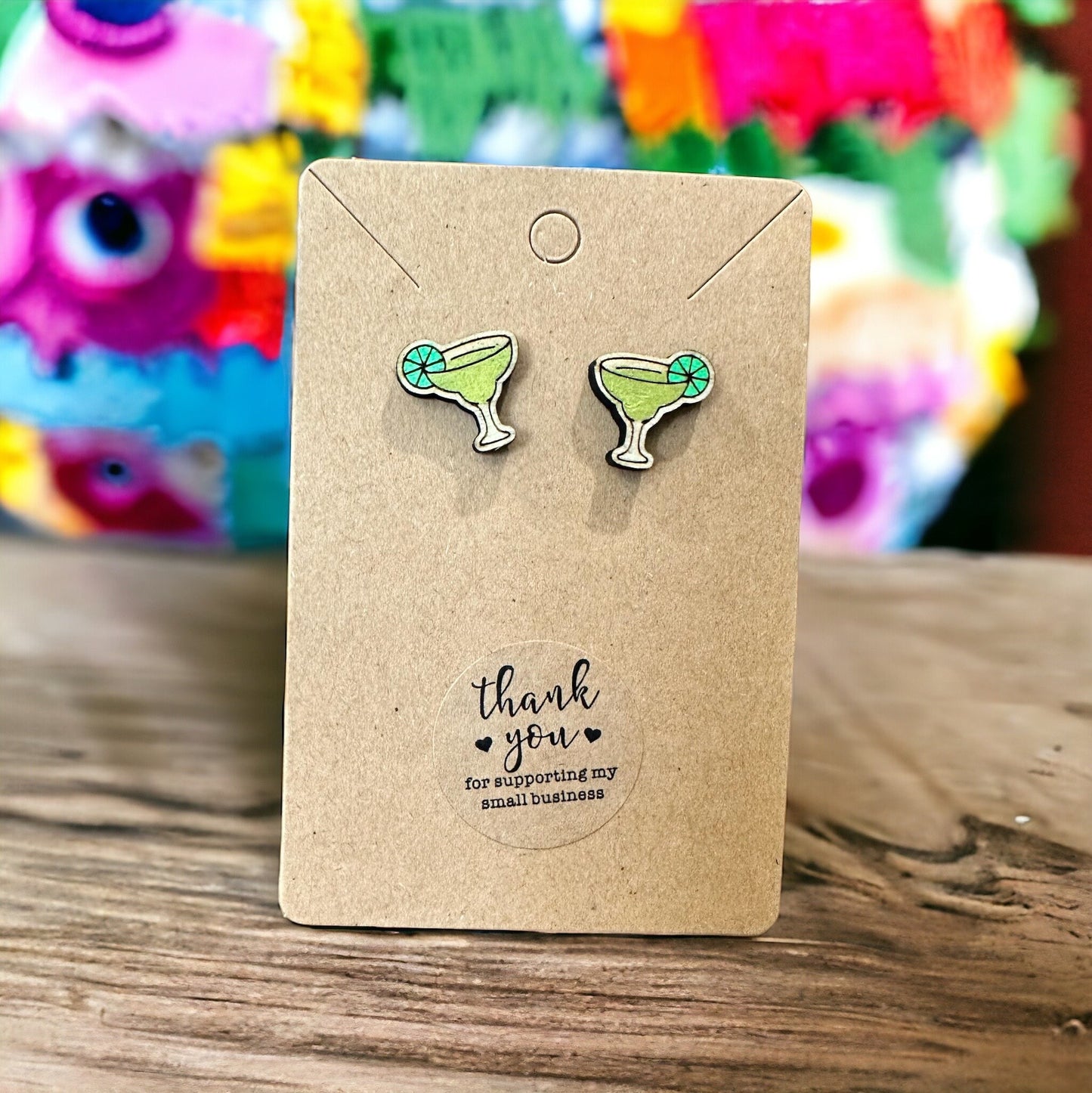 Margarita - Tequila, Salt, Lime Earrings