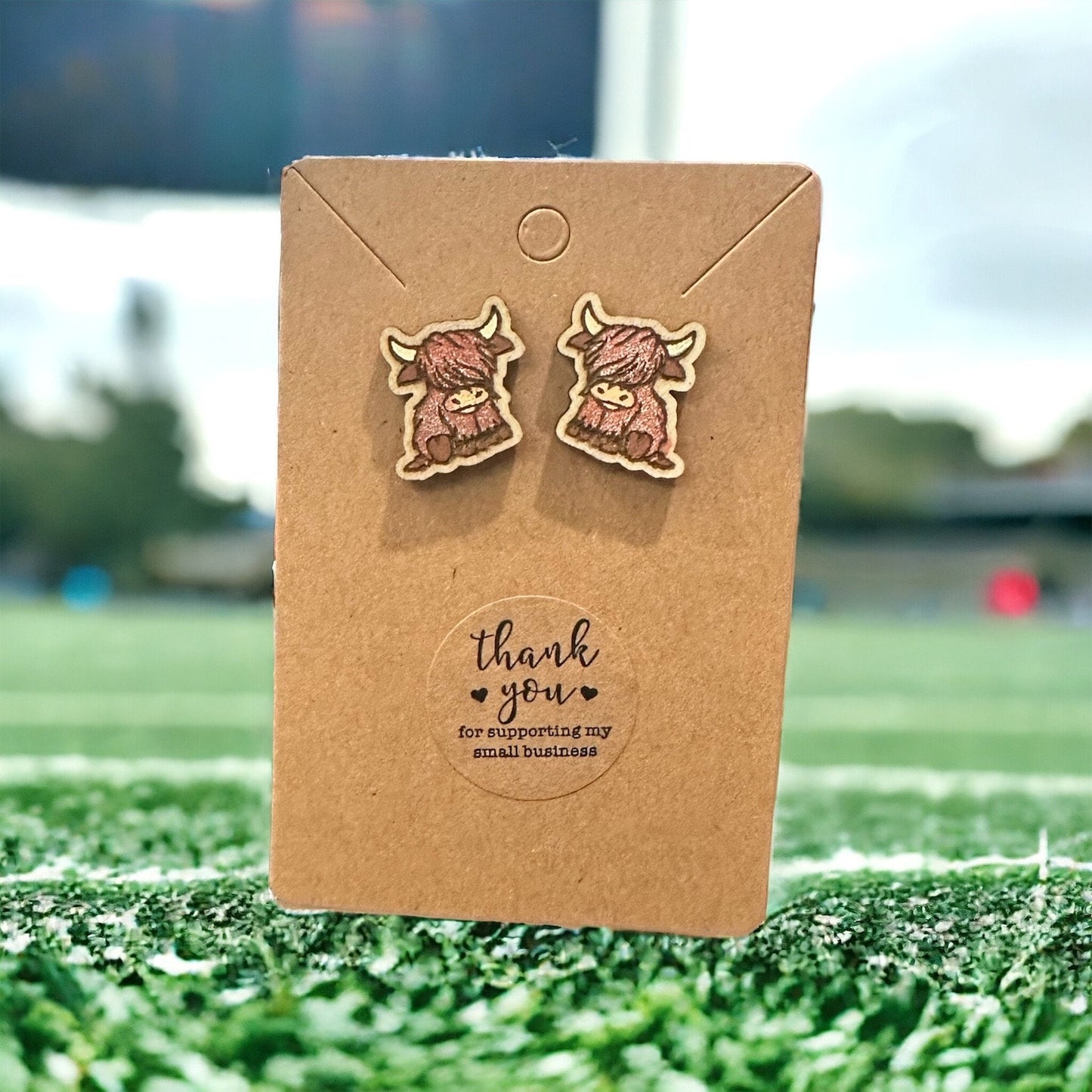 Highland Cow Earrings