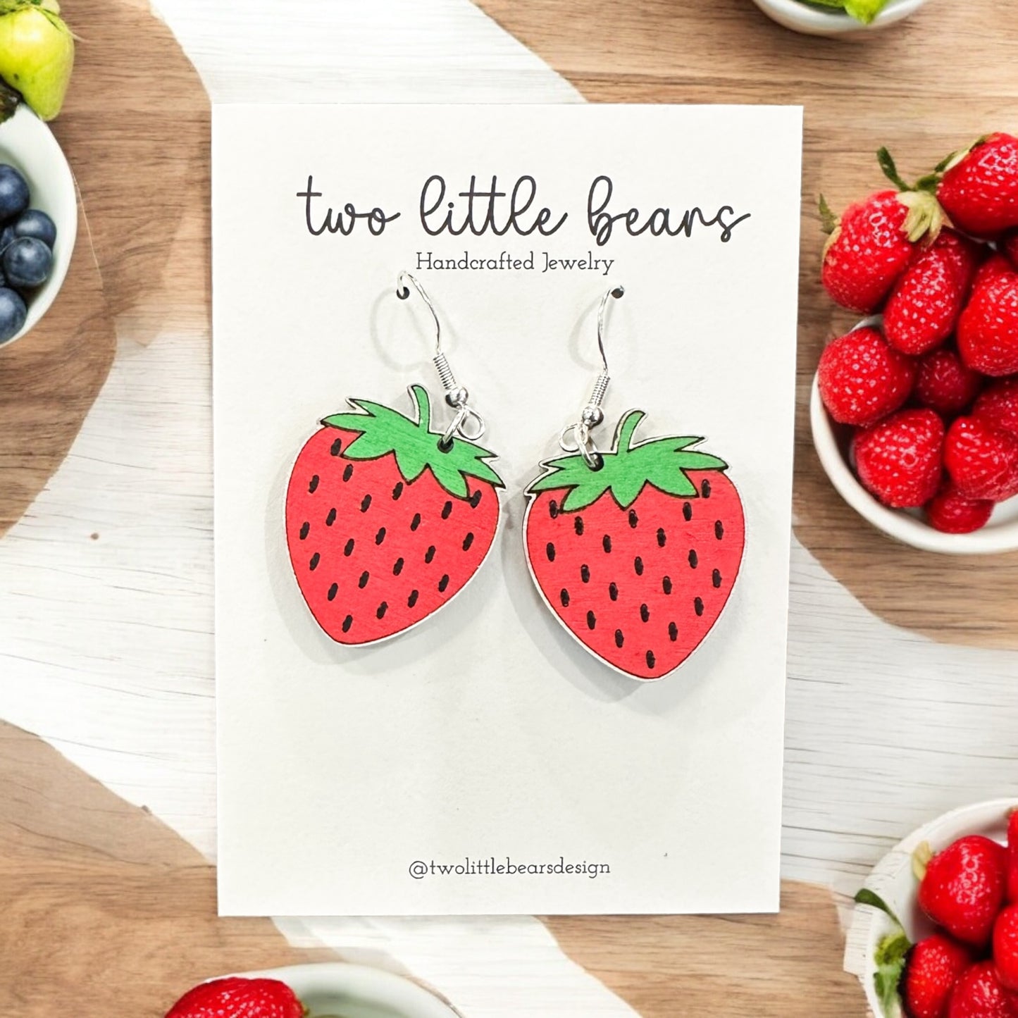 Sweet Strawberry Earrings