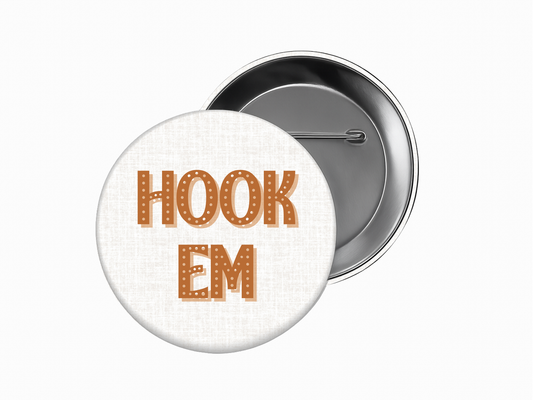 Hook ‘Em Game Day Button