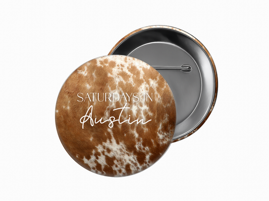 Saturdays in Austin Game Day Button