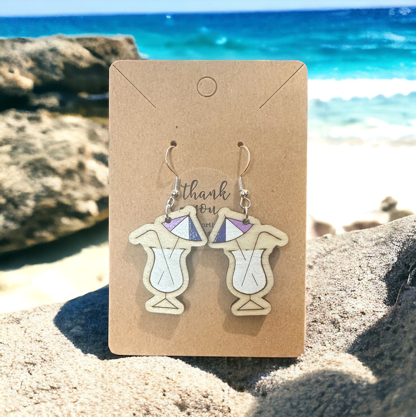 Tropic Twist Green Cocktail Earrings