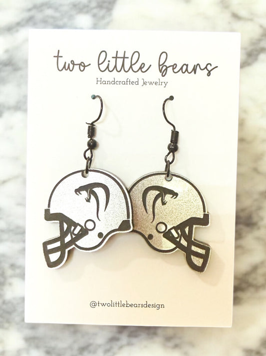 Viper Football Earrings