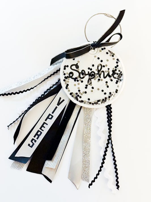 Volleyball Shaker Bag Tag