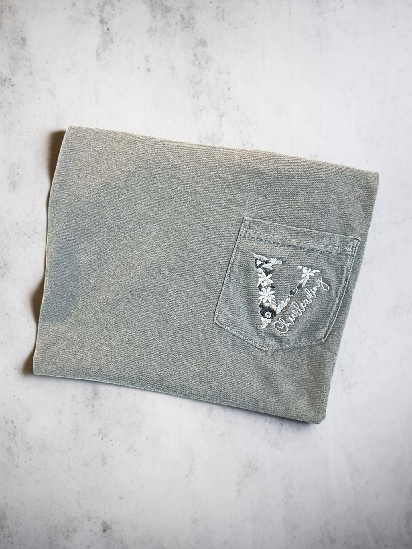 Vandy Cheerleading Floral Pocket T-Shirt