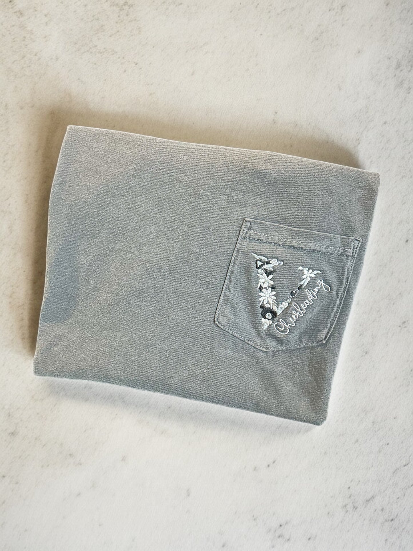 Vandy Cheerleading Floral Pocket T-Shirt