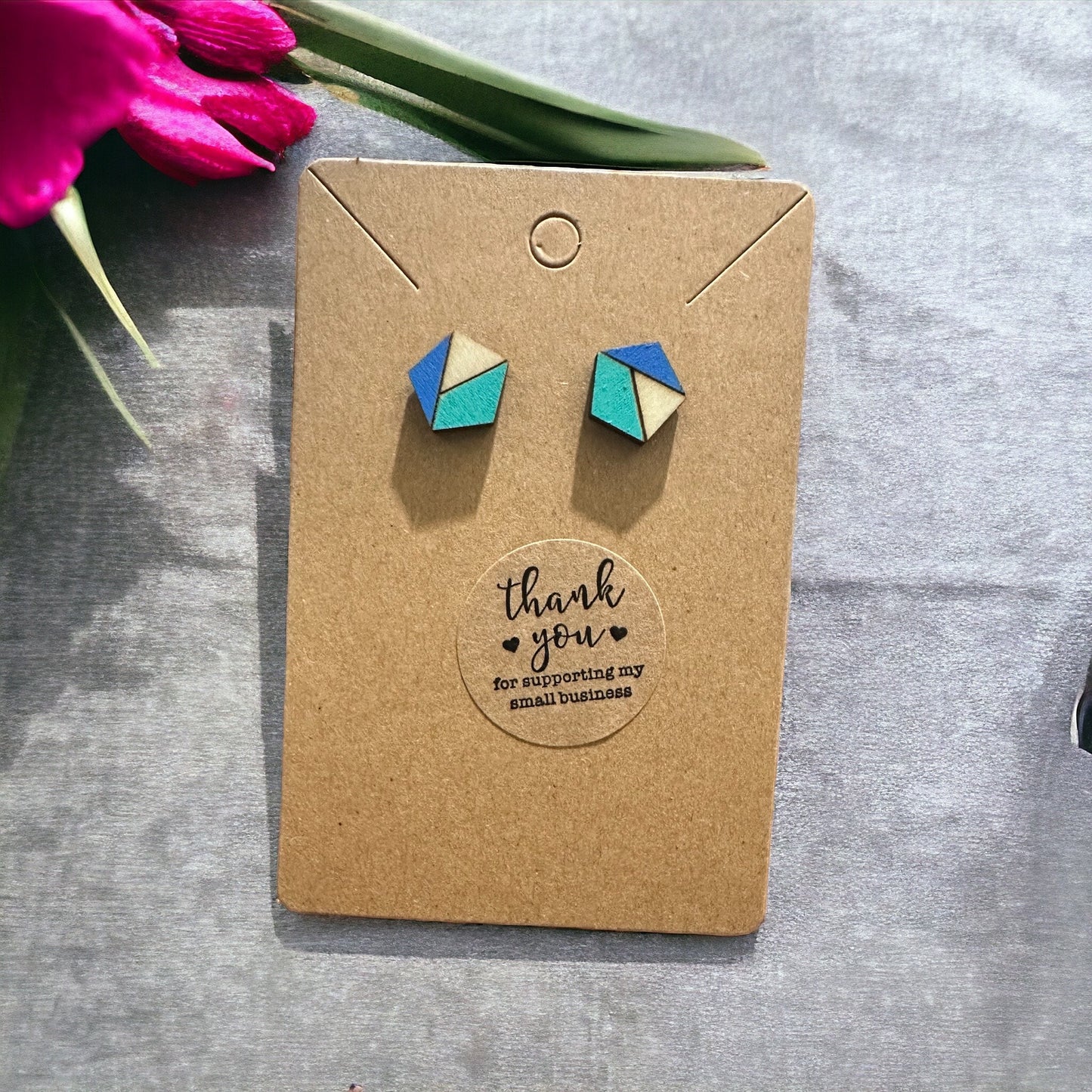 Geometric Post/Stud Earrings | Birthday | Bachelorette | Mothers Day