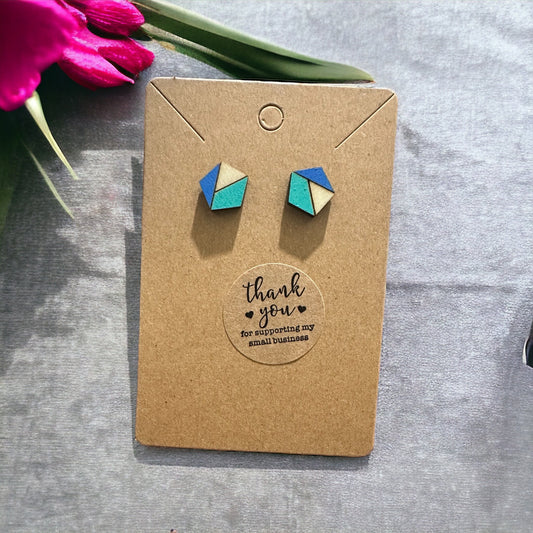 Geometric Post/Stud Earrings | Birthday | Bachelorette | Mothers Day