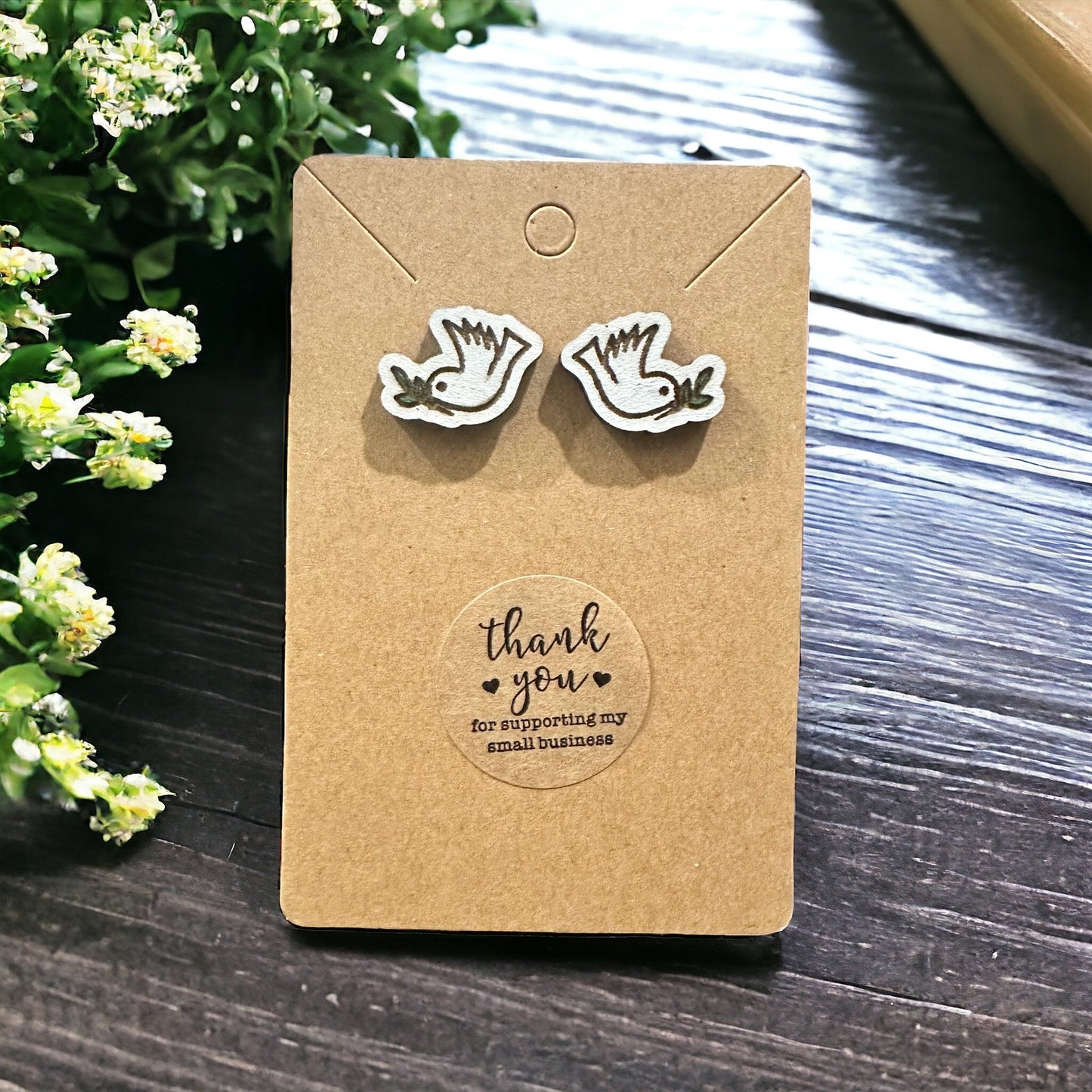 Easter Dove Earrings