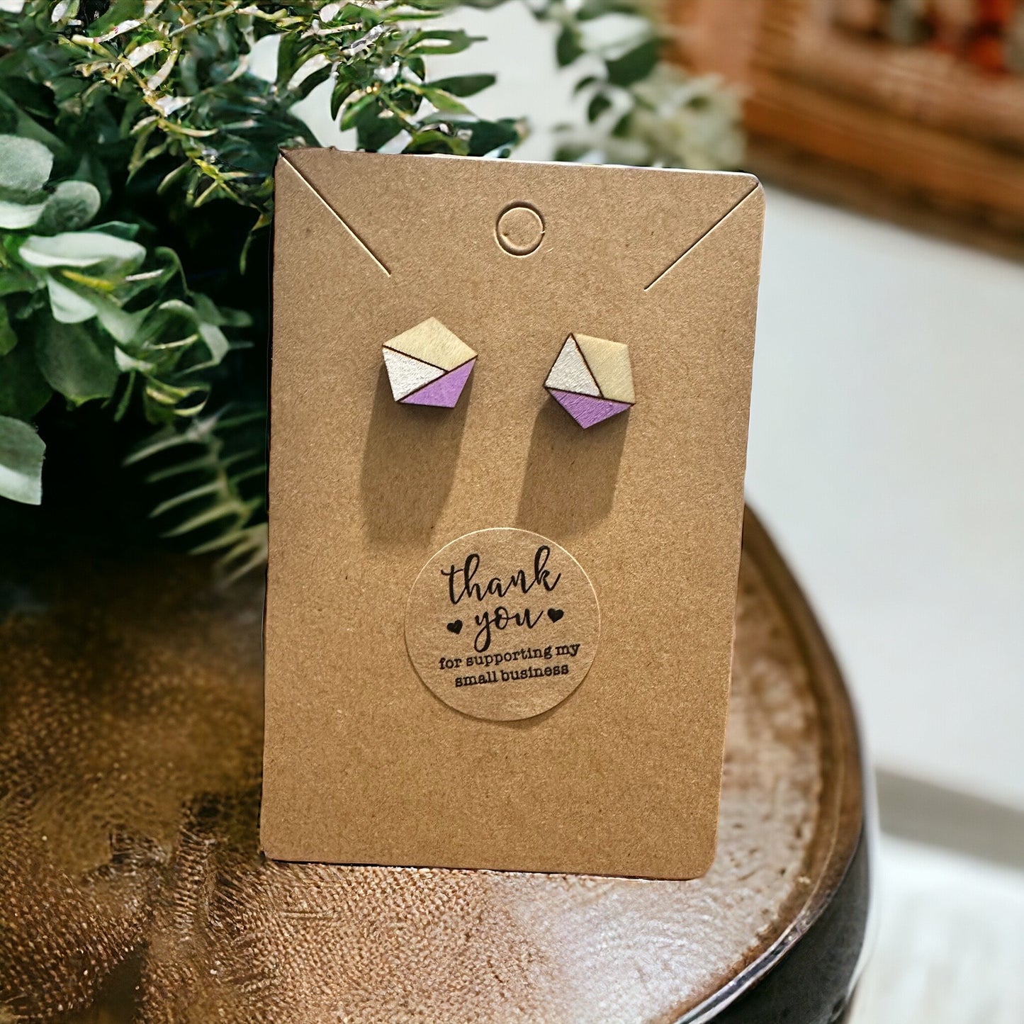Geometric Post/Stud Earrings | Birthday | Bachelorette | Mothers Day