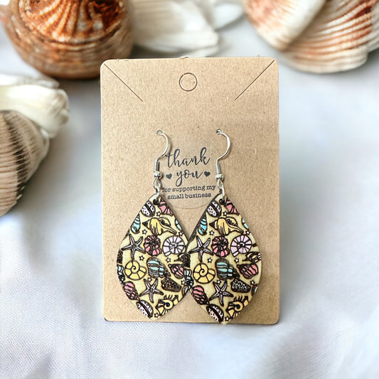 Coastal Seashell Earrings