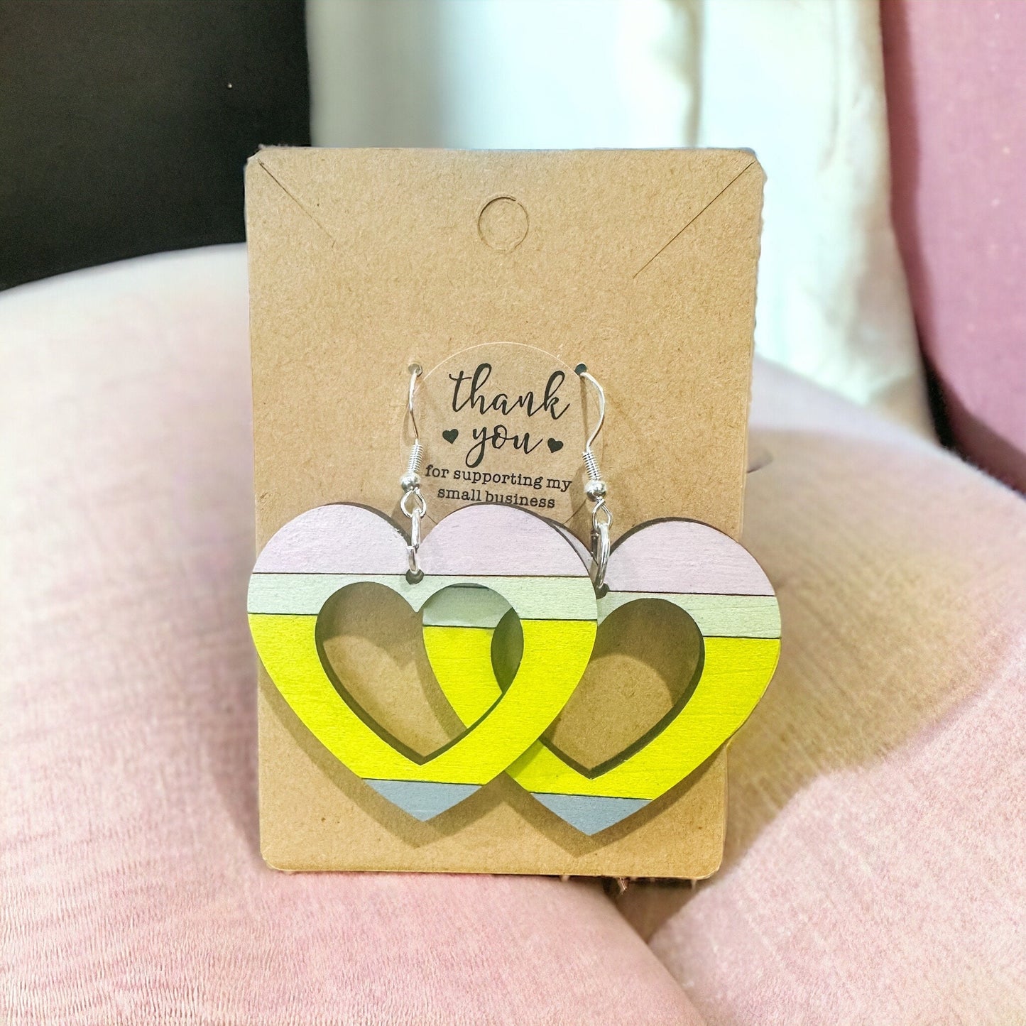Pencil Heart Earrings