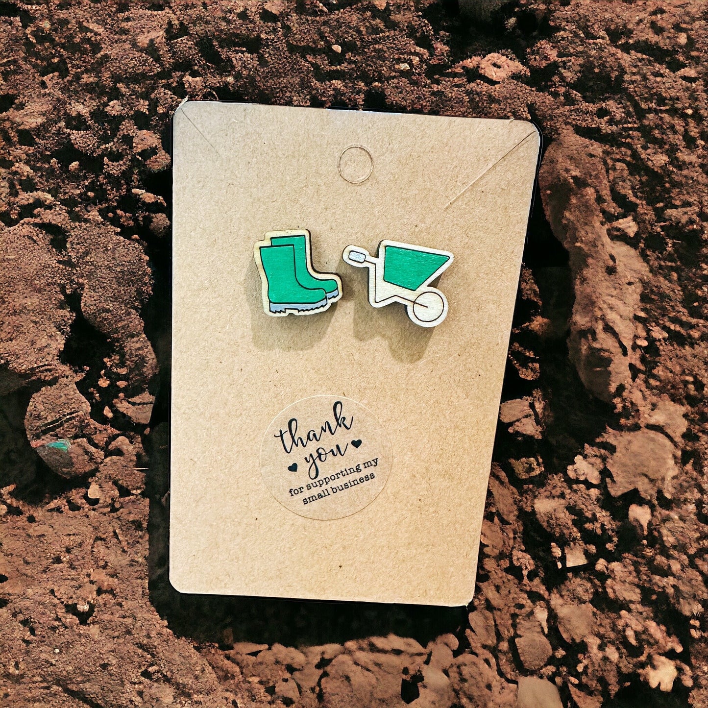 Gardening Boots Earrings